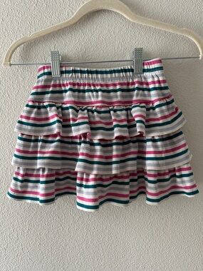 Hanna Andersson Striped Ruffle Skirt